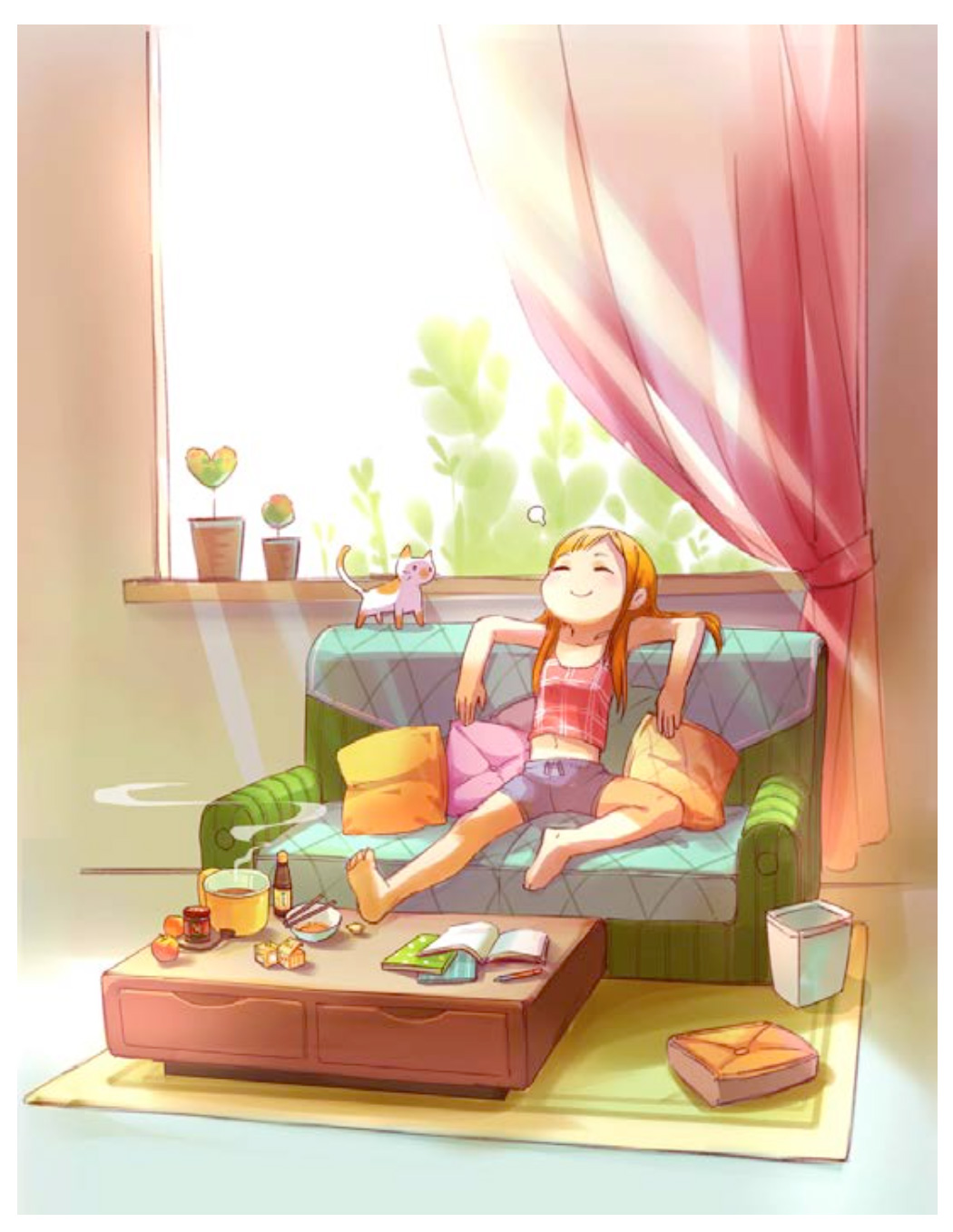 illustrator的一些插画